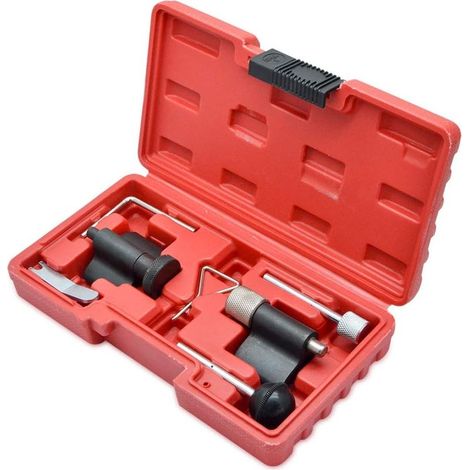 Kit de herramientas de 7 piezas para la sincronización del motor VW 1.2-2.0 TDI/SDI – Bloqueo preciso de la correa de distribución – Estuche práctico (1/5)