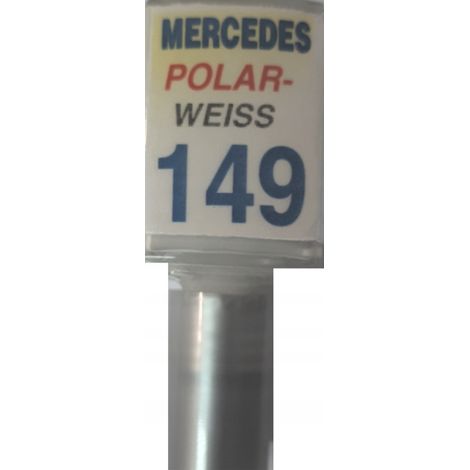 Reparación de arañazos en la pintura del Mercedes 149 Polarweiss, 10 ml Arasystem (1/5)