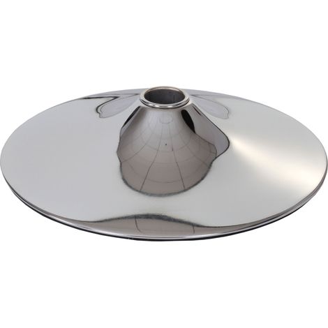 Base rotonda per sgabelli T845 metallo cromato, Ø 41cm