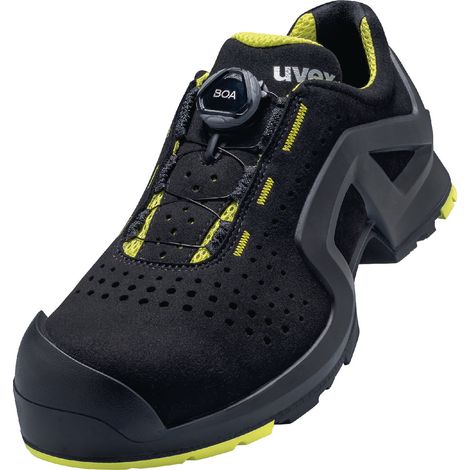 uvex 6568 6568240 Sicherheitshalbschuh S1P Schuhgröße (EU): 40 Schwarz/Gelb 1 Paar (1/5)