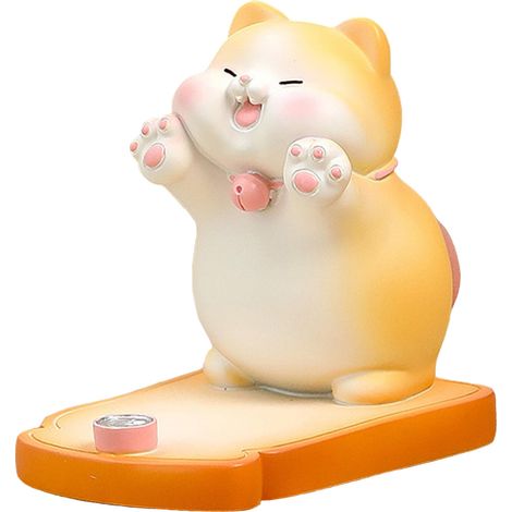 Support de téléphone en forme de chat mignon - Support universel pour téléphone et tablette, nouvel accessoire de bureau pour la chambre et le bureau