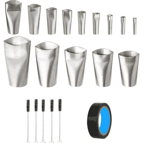 Ensemble de 20 embouts pour mastic d'étanchéité, outils de finition réutilisables pour cuisine, salle de bain et fenêtres. (1/5)