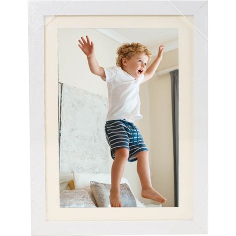 Boîte de rangement pour cadres photo en bois, tableaux à l'huile et peintures à l'huile, cadres photo à monter soi-même pour enfants (1/5)