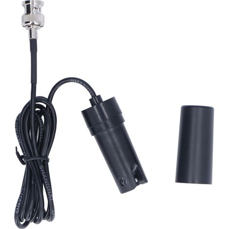 Sonde Électrode PH PH‑91A avec Connecteur BNC pour Aquarium, Hydroponie et Spa, ABS, câble 1,2m, étui de protection inclus