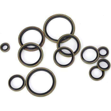 240-teiliger Dichtungssatz aus Metall und Gummi für Ölablassschrauben (6/8/10/12/14/16/18/20/22/24/27/30 mm) (1/5)