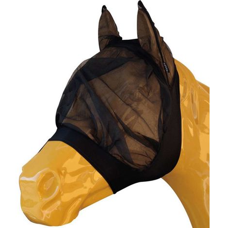 Pony, Nero: Maschera per cavalli in rete antimosche modello Soft Fly Mask