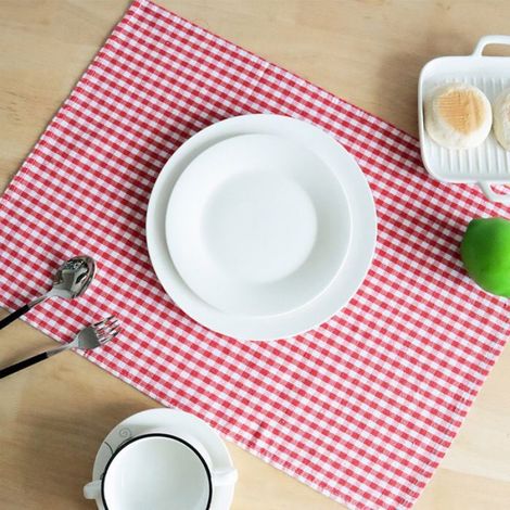 Torchon Cuisine (Set de 3) - 40x60 cm - Torchon à Carreaux Design Retro - pour Sécher la Vaisselle et Les Mains - Multicolore (1/4)