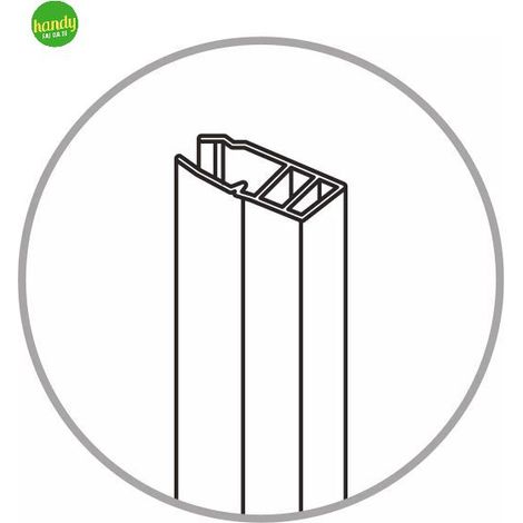 Guarnizione cromata per box doccia Tevere Silqua by Mobo