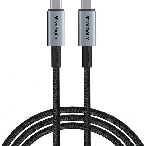 Verbatim 31847 câble USB USB4 Gen 2x2 1,2 m USB C Noir