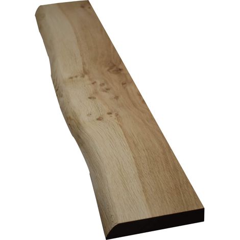 Quincadeco – Planche chêne massif 80 x 10 cm – Épaisseur 2,2 cm – Fabrication artisanale française – Charge max 15 kg
