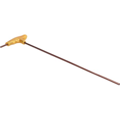 Clé hexagonale en acier allié, tête plate, en forme de T, grande taille, à torsion, portable, pour béquilles, 5 mm (1/5)