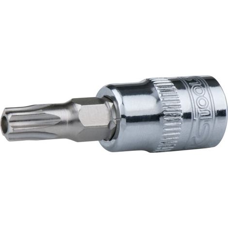 1/4" Douilles tournevis Torx percé CHROMEplus,TB9 (1/2)