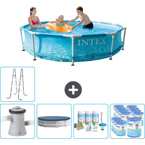Frame Pool Rund - 305x76 cm - 6-teilig SCB20 (1/5)
