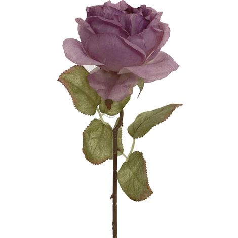 Rose Artificielle Violette pour Décoration de Table Mariage - Fausse Rose Centrepiece Élégante pour Bouquet et Chambre (1/5)