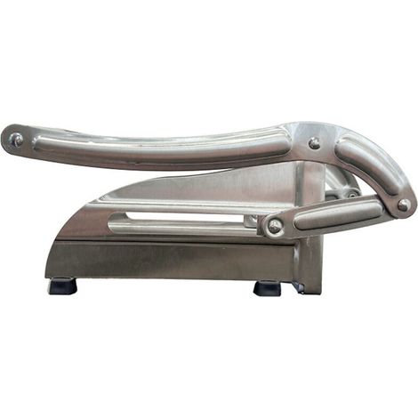 Coupe-frites professionnel en acier inoxydable double lame – Idéal pour pommes de terre, concombres et légumes variés