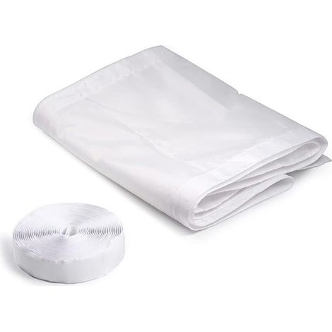 Kit Joint Fenêtre Climatiseur Mobile 3 Tailles(25 232cm) Polyester , 3 tailles incluses, air chaud, compatible clim mobile et sèche-linge (1/5)