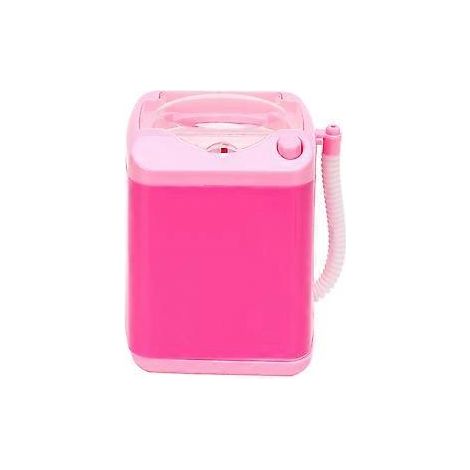 Elektrische Mini-Waschmaschine – Kosmetikreiniger & Kinderspielzeug (Rosa)