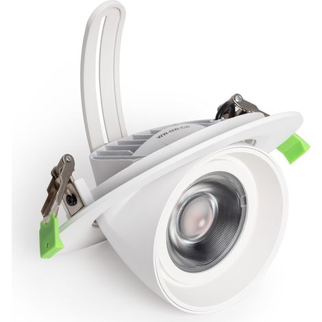 Downlight LED 38W Circular Direccionable Chip OSRAM CCT Seleccionable 120 lm/W LIFUD Corte Ø 170 mm No Flicker Seleccionable (Cálido-Neutro-Frío) (2700K - 4000K - 6500K) (1/5)
