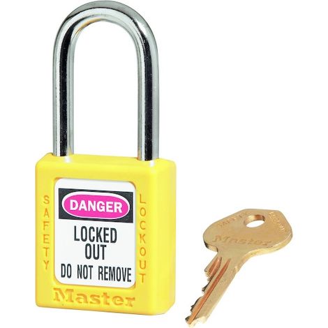 Cadenas de consignation 410 mécanique - 38 mm - jaune - MASTER LOCK