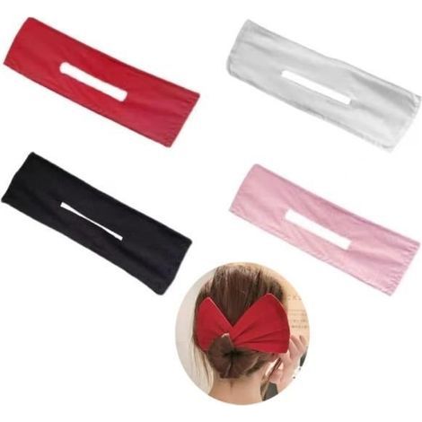 (Mehrfarbig) Haaraccessoires – Mehrfarbig – 4-teiliges Dutt-Set – Leichtes Material – Vielseitiger Lockenstab – Damenmode (1/4)