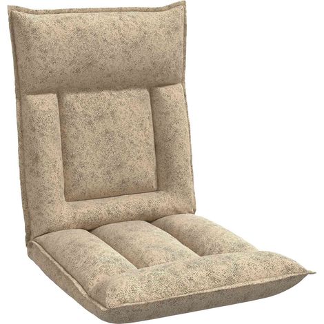 Sillón ajustable Gris Claro Tela vidaXL (1/5)
