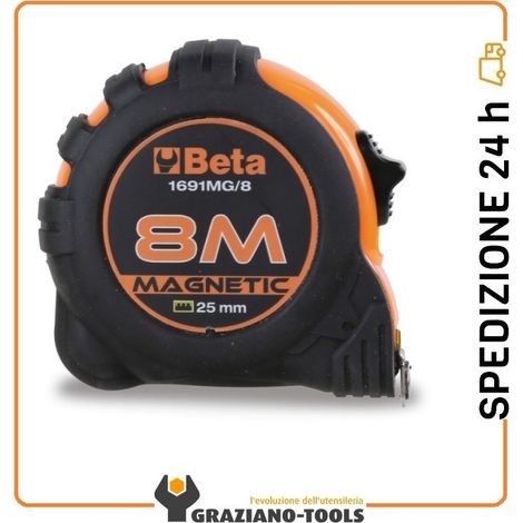 Flessometro Con Magnete Fisso da 5 mt - Beta 1691MG/5 (1/5)