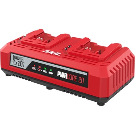 SKIL 3128AA cargador rápido doble para baterías de litio de 20 V