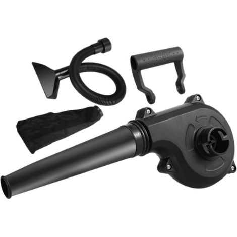 Souffleur électrique portatif compact en métal et ABS, convertible en meuleuse d'angle, pour usage industriel et domestique. Idéal pour la maison et l'industrie. Fabriqué en métal et ABS. (1/5)