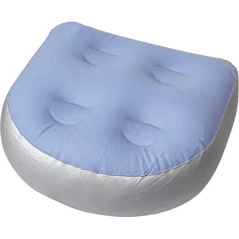 Inflatable Booster Seat, 4 Suction Cups, Soft Backrest, Durable PVC, For Spa and Hot Tub (1/5)