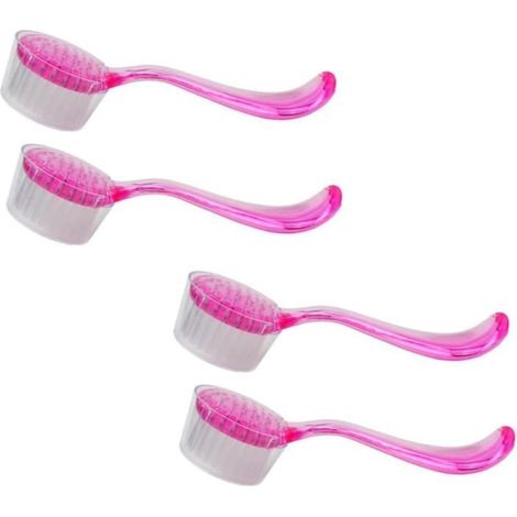 4 Pièces Petite Brosse De Bain Pour Animaux De Compagnie Brosse De Pour Hamster Brosse Nettoyante Pour Ongles Hérisson Shampoing (1/4)