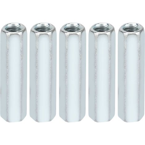 5 pièces M6 40 longue tige écrou hexagonal manchon hexagonal écrou entretoise attaches filetées