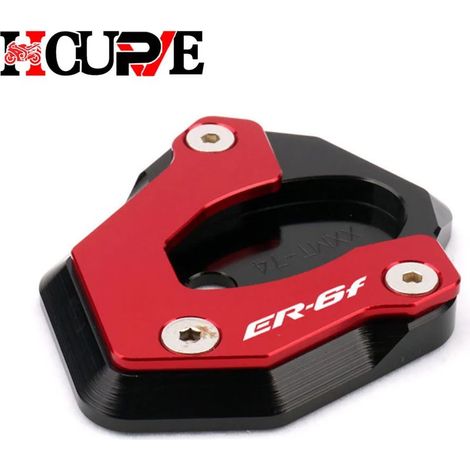 (Rouge-ER6F) Béquille latérale CNC pour moto, compatible avec KAWASAKI ER-6N ER6N ER 6N ER 6F ER6F ER 6F 2012-2016 maxpower (1/4)