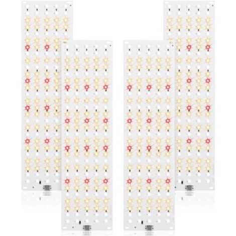 Vollspektrum-LED-Pflanzenlampe, 4er-Pack Pflanzenlampen, Pflanzenlampe mit 3/9/12-Stunden-Timer, 10 Helligkeitsstufen für Zimmerpflanzen (1/5)