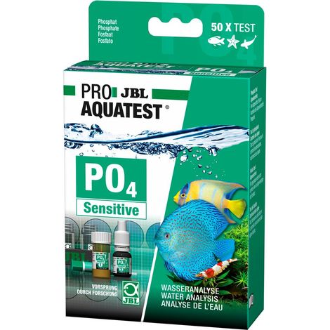 JBL PO4 Phosphat Test sensitiv Phosphatgehalt Süß-/Meerwasser Aquarium & Teich