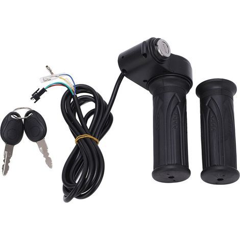 Poignée d'accélérateur pour trottinette électrique, sans affichage, verrouillage à couteau, poignée de torsion pour trottinette électrique