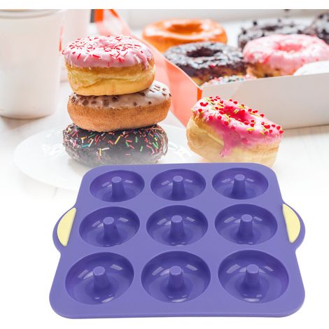 Silikon-Donutform, DIY-Backwerkzeug, Ofenkuchenform, Königsblau. (1/5)