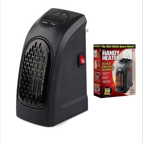 Mini chauffage électrique silencieux, ventilateur de bureau, radiateur domestique, souffleur d'air chaud portable pour maison et travail, appareil compact. (1/5)