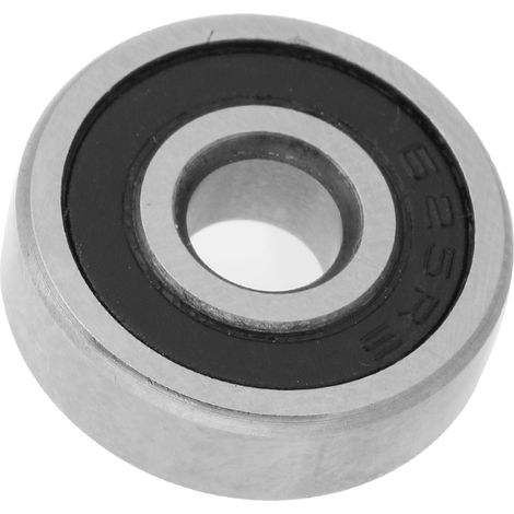 Roulements à billes en acier à gorge profonde, étanches en caoutchouc double face, diamètre intérieur 3/4/5/6 mm, diamètre extérieur 10/13/16/19 mm (625)
