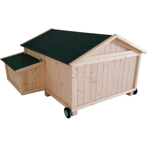 GALLINERO MADY 150x110x90 CM CON RUEDAS (1/4)
