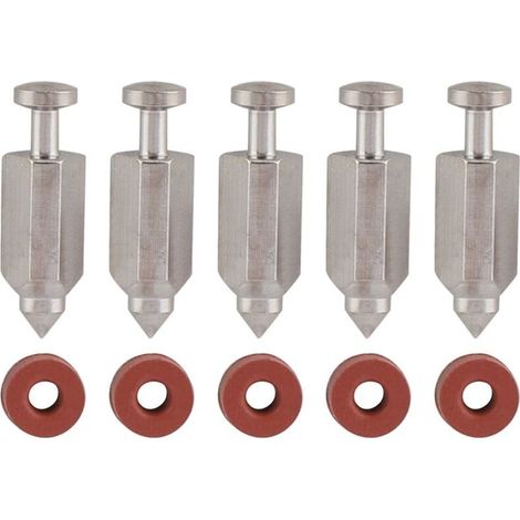 Kit de réparation pour carburateur – 5 joints de siège d’aiguille compatibles modèle 398188, en caoutchouc résistant (1/5)