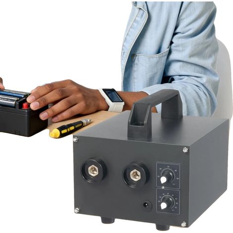 Soldadora por puntos, potencia de 6700 W, corriente ajustable, enchufe europeo de 100 V-240 V. (1/5)