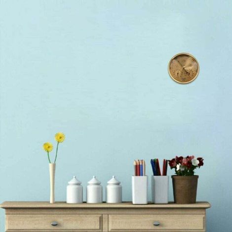 Thermomètre extérieur, hygromètre, baromètre mural 3 en 1, sans pile pour salon, chambre à coucher, jardin (bronze doré) (1/3)