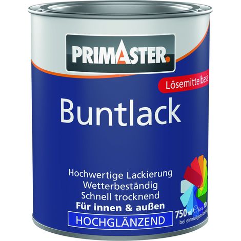 Primaster Buntlack 750 ml nussbaum hochglänzend Lack