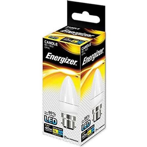 Energizer LED BC (B22) Opal Candle Bulb