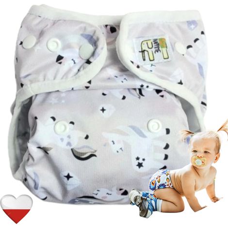 Pannolino a tasca riutilizzabile Coolmax CON ali di unicorno NappiMe (1/5)