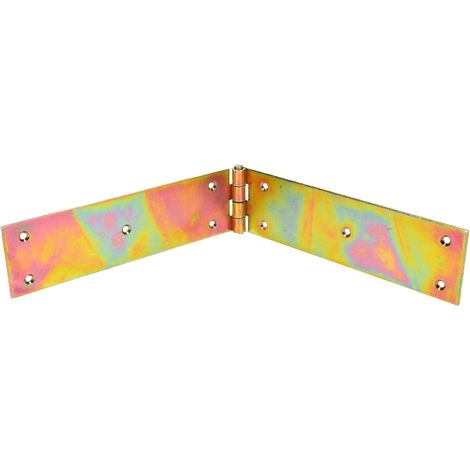 KOTARBAU Charnière de porte 350 x 50 mm avec charnière en acier galvanisé Doré (1/5)