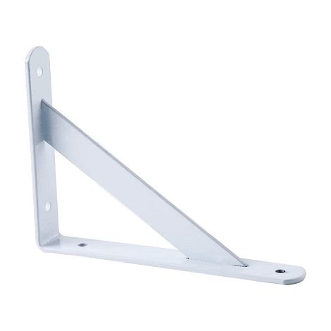 Escuadra reforzada para estanteria Metalica 125x150 mm Blanco (1/4)