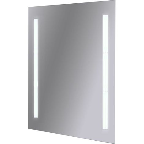 Specchio Da Bagno Retroilluminato a Led 80x60 Cm  Specchio senza antifog  Senza Kit Bluetooth  Senza accensione a sfi