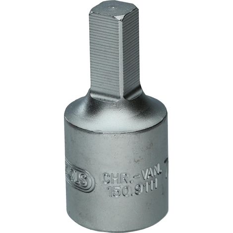 3/8" Öldienst-Bit-Stecknuss für Innenvierkant-Schrauben, 7 mm (1/2)