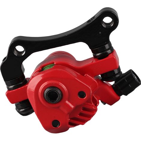 Frein à disque pour trottinette électrique, côté droit, en alliage d'aluminium, étrier de frein mécanique, pièce de rechange, 10 pouces, rouge (1/5)